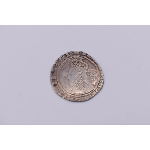 540 - Coins: an Elizabeth I silver sixpence.