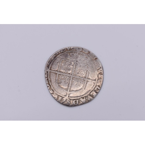 540 - Coins: an Elizabeth I silver sixpence.