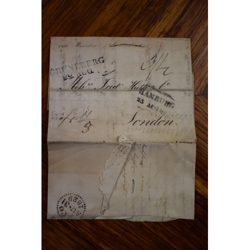 620 - POSTAL HISTORY: collection of 9 letters entire, 18th & 19thc, various marks. (9)... 