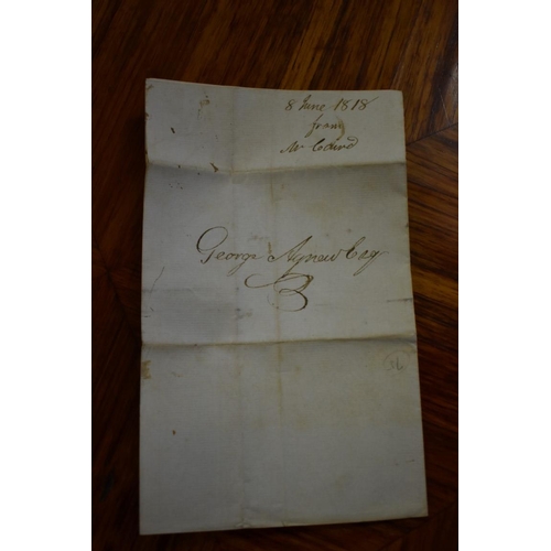 620 - POSTAL HISTORY: collection of 9 letters entire, 18th & 19thc, various marks. (9)... 