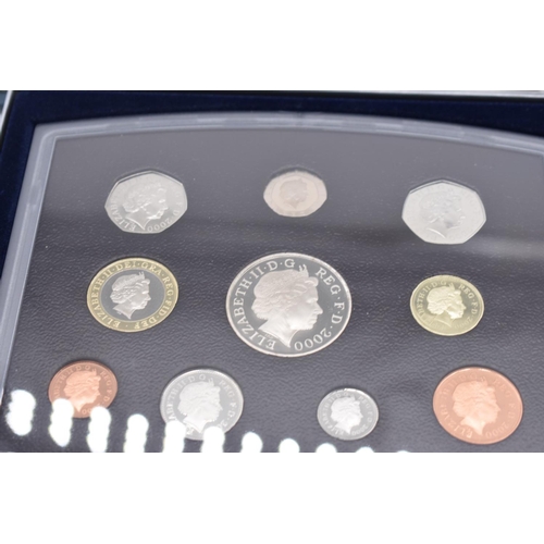 260 - Coins: four Royal Mint UK proof coin sets, 1990, 1992, 1994 and 2000, each with booklet.... 