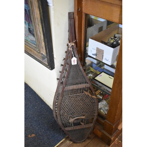 1871 - A pair of vintage snow shoes. 