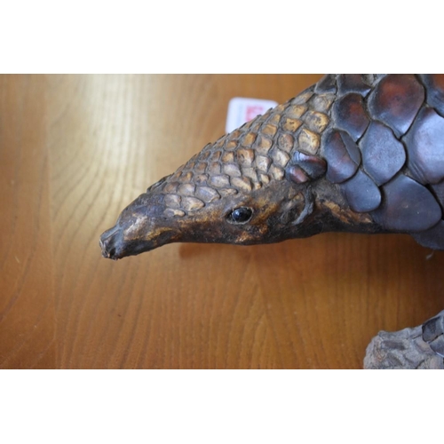 1875 - Taxidermy: a Pangolin, 125cm long.