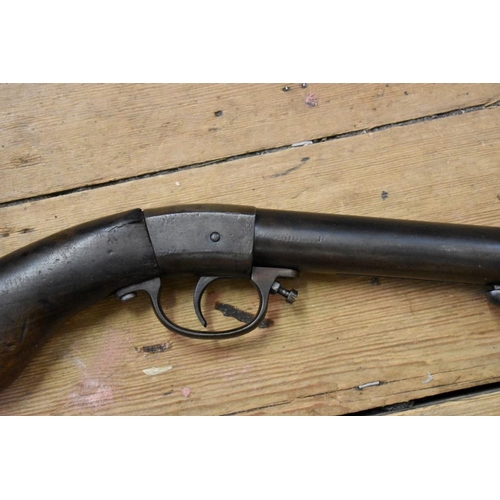 1907 - An early 20th century break action air rifle, possibly by Diana.