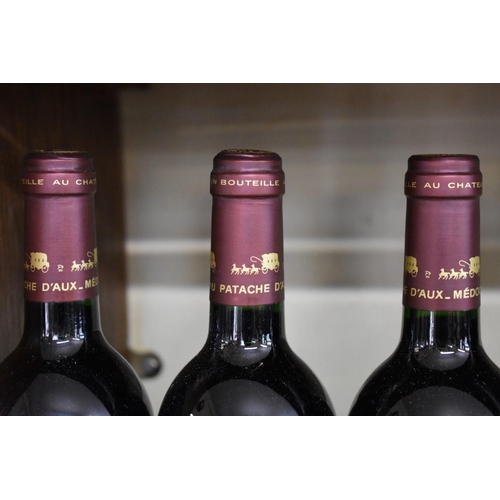 37 - Six 75cl bottles of Chateau Patache d'Aux, 1995, Cru Bourgeois Medoc. (6)