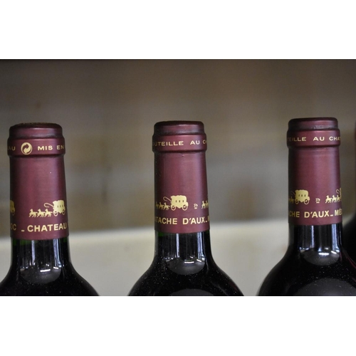 37 - Six 75cl bottles of Chateau Patache d'Aux, 1995, Cru Bourgeois Medoc. (6)