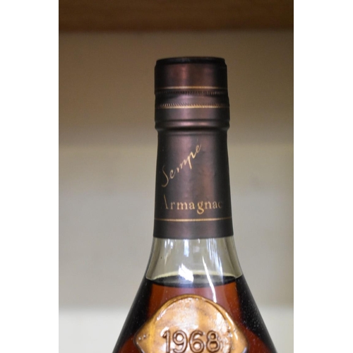 74 - A 70cl bottle of Sempe 1968 Armagnac.