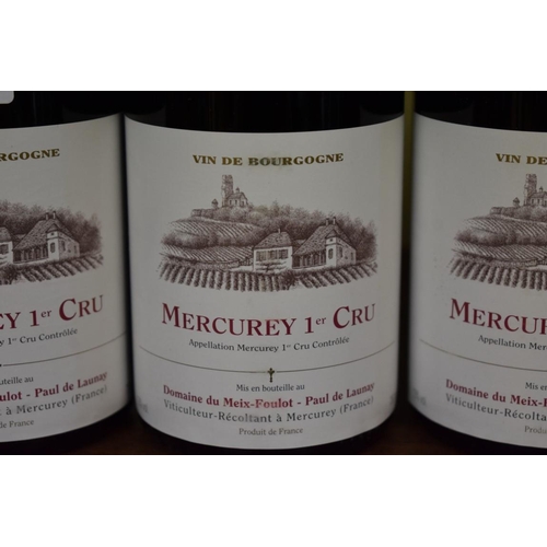 77 - Five 75cl bottles of Mercurey 1er cru, 1995, Meix Foulot. (5)