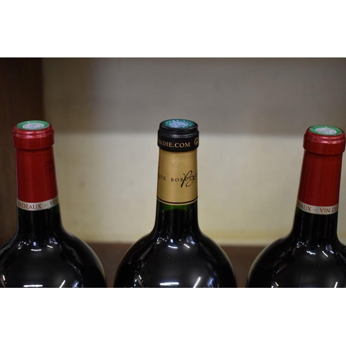 80 - Three 150cl magnum bottles of claret, comprising: two Chateau Le Rose Gadis 2015; and one Chateau La... 