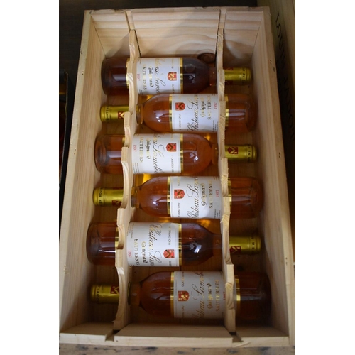 98 - Six 37.5cl bottles of Chateau Lamothe Guignard, 1997, 2nd Sauternes. (6)PLEASE NOTE: ADDITIONAL VAT ... 