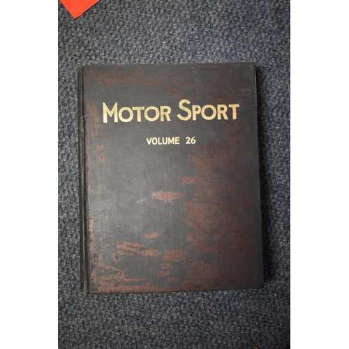 268 - MOTORSPORT: a very large collection of Motorsport magazine, loose and bound issues, contained in 7 c... 