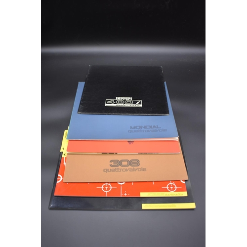 275 - FERRARI BROCHURES: group of 6 manufacturer's brochures inc. 400i Automatic: Mondial Quattrovalvole: ... 