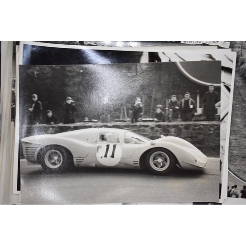 282 - MOTORING PHOTOGRAPHY: collection of approx 150 vintage press and other photographs, largely 1960s pe... 