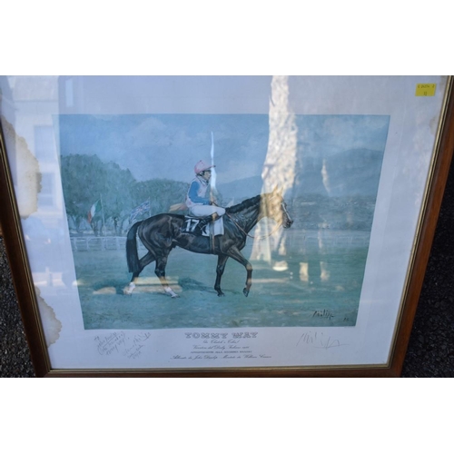 1076 - A print of 'Goodwood Gold Cup 1837'; together with a quantity of other racing prints.This lot can on... 