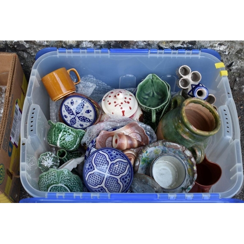 1015 - A quantity of drinking glasses and ceramics. This lot can only be collected on Saturday 5th Sep... 