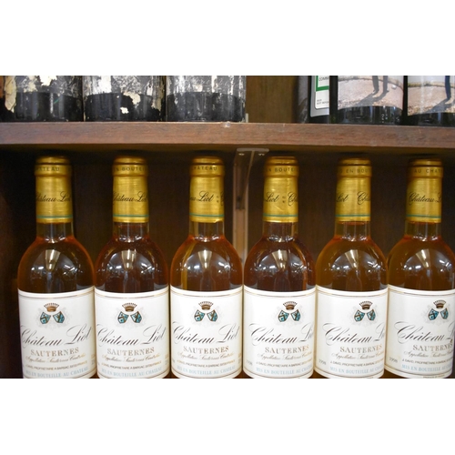 512 - Six 37.5cl bottles of Chateau Liot, 1998, Sauternes. (6)