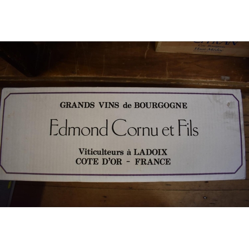 622 - A case of twelve 75cl bottles of Ladoix Vieille Vigne, 1995, Edmond Cornu, in oc. (12)PLEASE NOTE: A... 