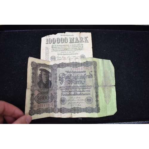 308 - Banknotes: a quantity of World notes; to include 240 Canadian dollars; U.S dollars; Jersey and Guern... 