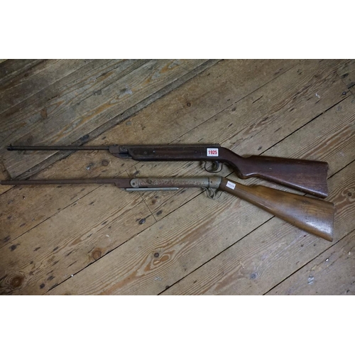 1925 - An 'Original' .22 air rifle; together with an unnamed .22 air rifle, numbered 67975.... 