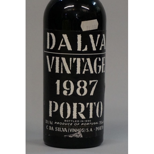 568 - A 75cl bottle of Dalva 1987 vintage port.