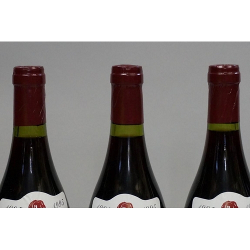 582 - Four 75cl bottles of Santenay-Comme 1er Cru, 1995, Belland. (4)