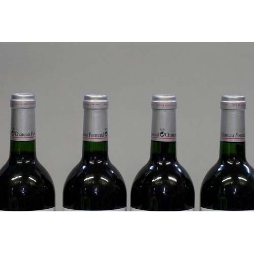 586 - Four 75cl bottles of Chateau Fontenil, 2003, Fronsac.