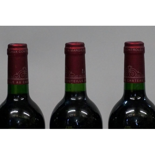 587 - Six 75cl bottles of Chateau Segonnes, 1995, Margaux. (6)