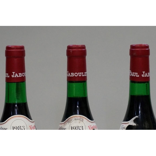 588 - Three 75cl bottles of Crozes Hermitage Domaine Thalabert, 1983, Paul Jaboulet Aine. (3)... 