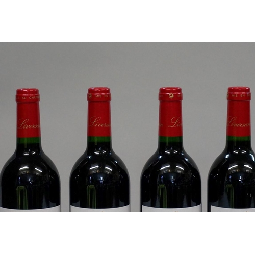 589 - Four 75cl bottles of Chateau Liversan, 1997, Cru Bourgeois Haut-Medoc. (4)