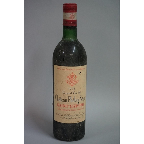 691 - A bottle of Chateau Phelan Segur, 1972, Saint Estephe.