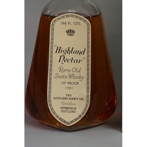 692 - A 26 2/3 fl.oz. bottle of Highland Nectar blended whisky, probably 1960s bottling, with glass stoppe... 