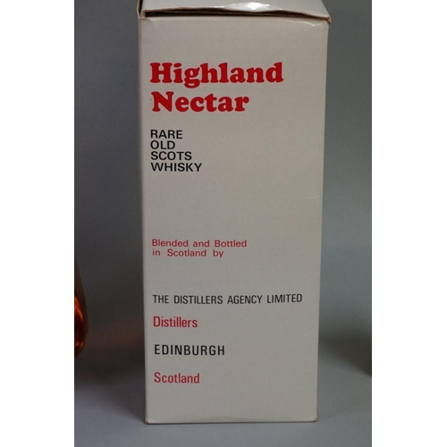 692 - A 26 2/3 fl.oz. bottle of Highland Nectar blended whisky, probably 1960s bottling, with glass stoppe... 