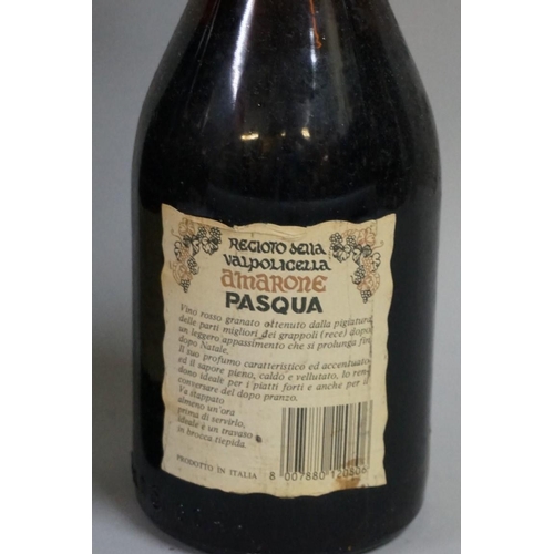 698 - A 75cl bottle of Pasqua Amarone della Valpolicella, 1985; together with a 72cl bottle of F... 