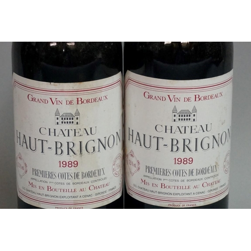 700 - Two 75cl bottles of Chateau Haut-Brignon, 1989. (2)