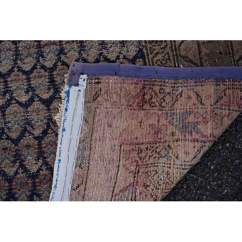 1088 - A Persian runner, having repeated design to central field, with geometric borders, 466 x 90cm.... 