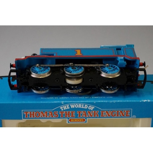 520 - A Hornby 'OO' gauge R351 'Thomas Tank Engine', boxed; together with a metal BR tender. (2)... 