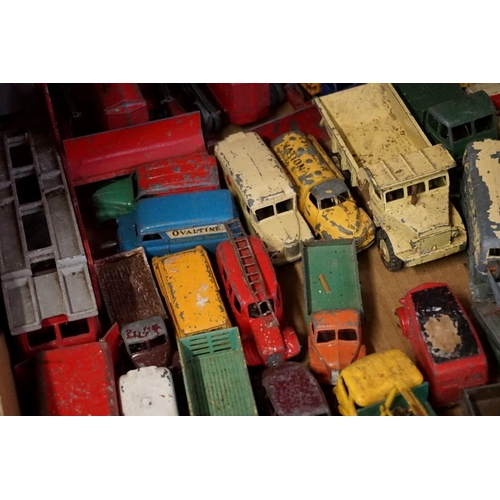 560 - A large collection of vintage Dinky and Corgi diecast vehicles, (all playworn). (qty)... 