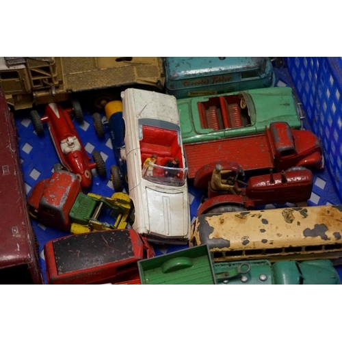 561 - A collection of vintage Dinky and Corgi diecast vehicles, (mostly playworn). (qty)