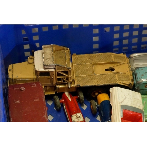 561 - A collection of vintage Dinky and Corgi diecast vehicles, (mostly playworn). (qty)