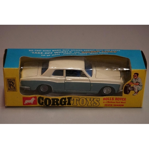 589 - A Corgi 273 'Rolls Royce Silver Shadow', boxed.