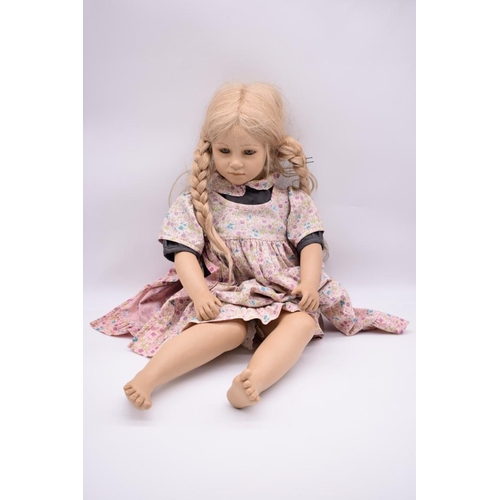 596 - An Annette Himstedt 'Ellen' doll.From the Barefoot Children Collection, 1987.... 