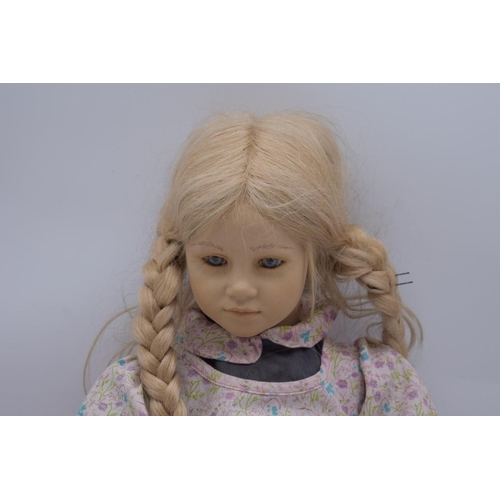 596 - An Annette Himstedt 'Ellen' doll.From the Barefoot Children Collection, 1987.... 