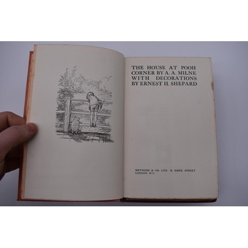 106 - MILNE (A A ): 'Now We Are Six', Methuen, 1927, First Edition, publishers red cloth, rubbed with... 