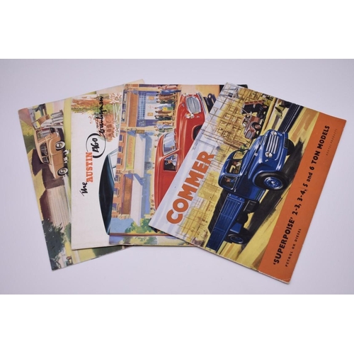 124 - AUTOMOBILIA: promotional brochures for Commer Commercial Vehicles (2 examples), Standard Vangua... 