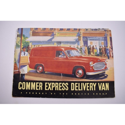 124 - AUTOMOBILIA: promotional brochures for Commer Commercial Vehicles (2 examples), Standard Vangua... 