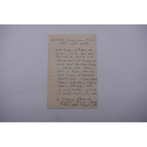 128 - BATTLE OF WATERLOO: collection of cuttings and letters to Rev N Kynaston Gaskell, research mate... 