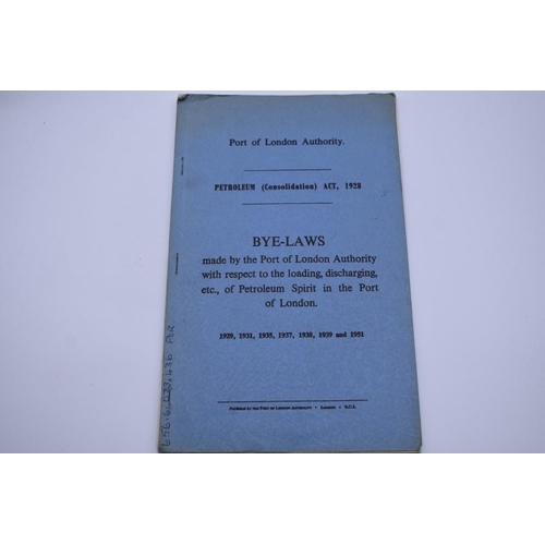 131 - SHIPS TONNAGE: bound volume of pamphlets and notes relating to shipping surveyors, early 20thc:... 