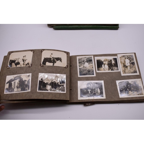 132 - PHOTOGRAPH ALBUMS: SINGAPORE: album of b&w snapshot photographs, family and military live Singap... 