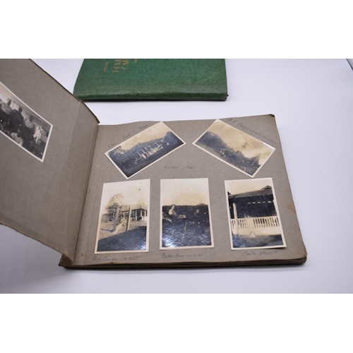 132 - PHOTOGRAPH ALBUMS: SINGAPORE: album of b&w snapshot photographs, family and military live Singap... 