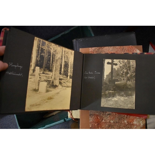 133 - PHOTOGRAPH ALBUMS: collection of 6, mid-20thc snapshot albums, domestic and foreign holidays, s... 